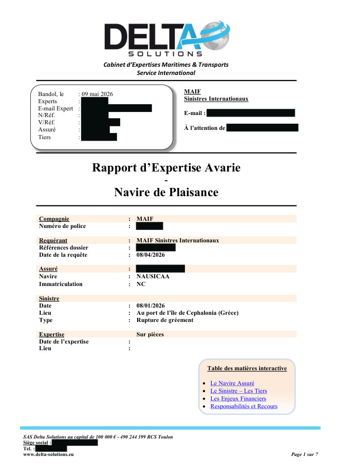 Cover of the expert report dated 9 May 2026, redacted public version