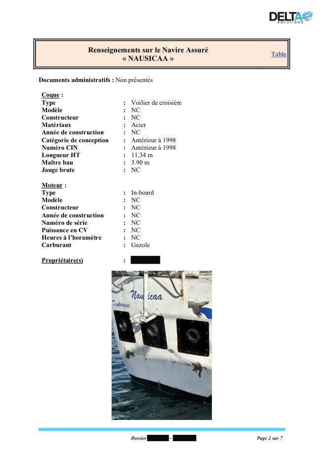 Rapport d’expertise IRD · Page 2/7 · Public version · personal details redacted