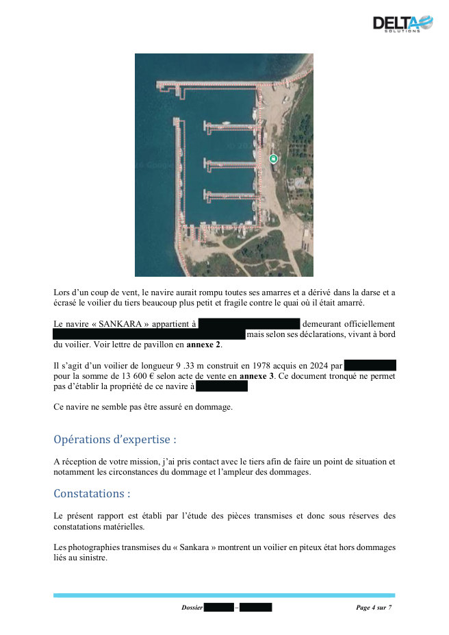 Rapport d’expertise IRD · Page 4/7 · Public version · personal details redacted