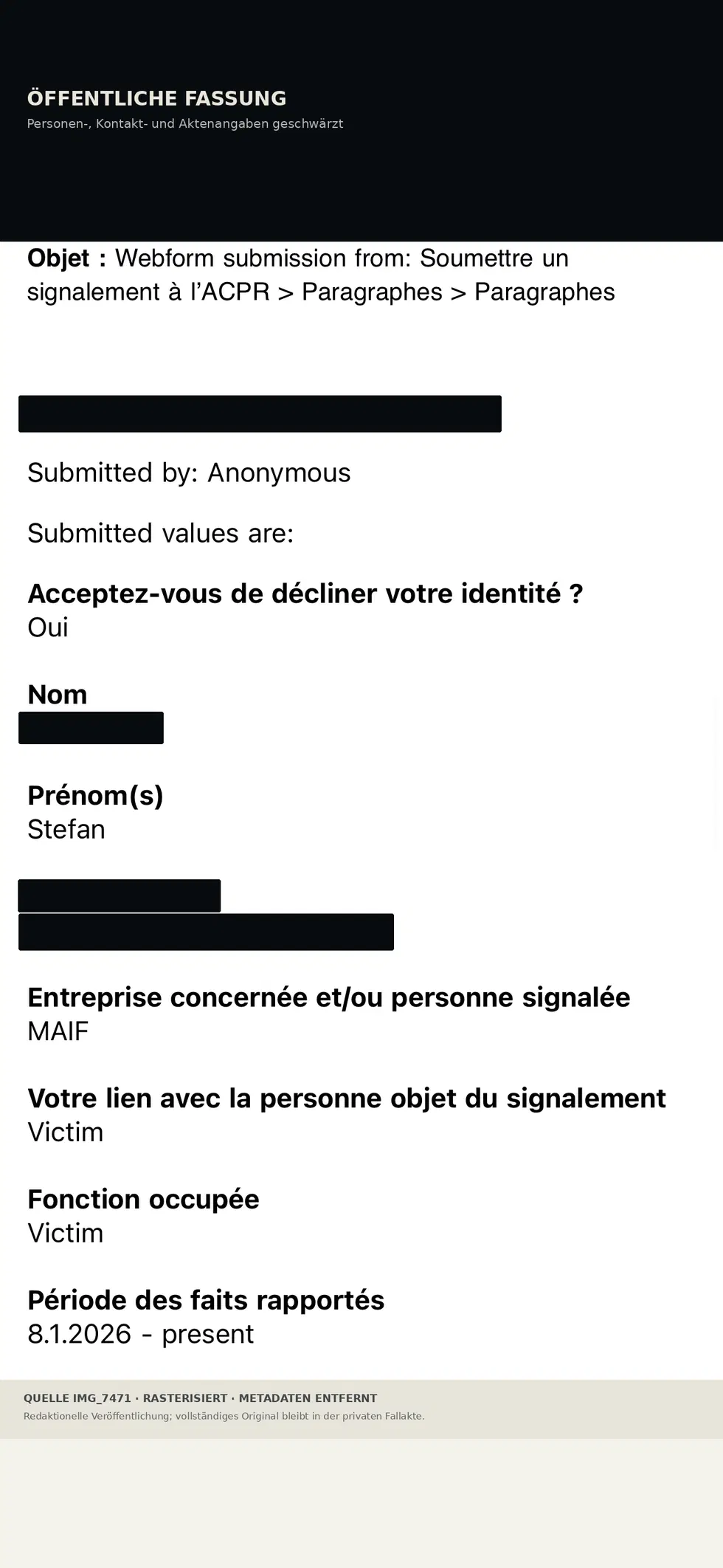 Version publique · identifiants personnels masqués