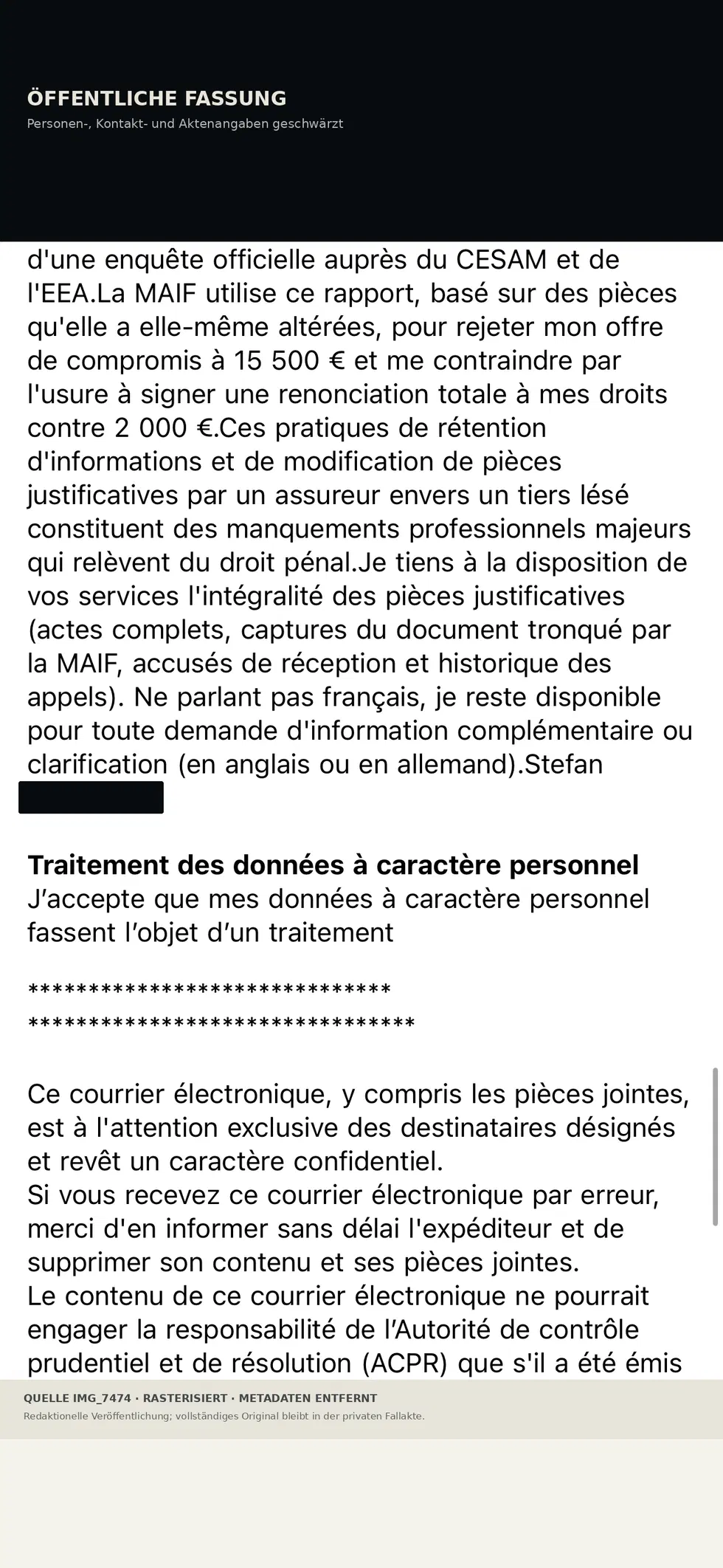 Version publique · identifiants personnels masqués