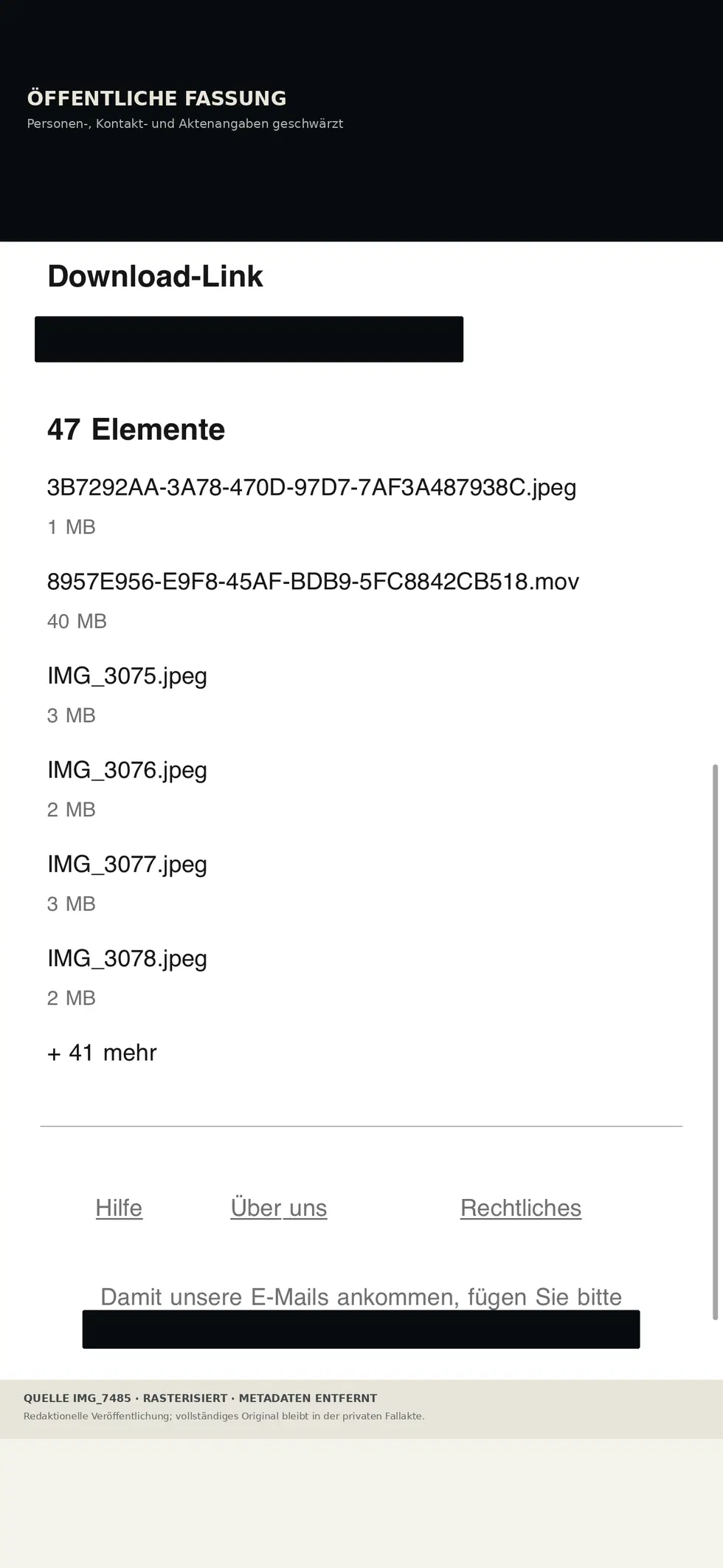 Version publique · identifiants personnels masqués