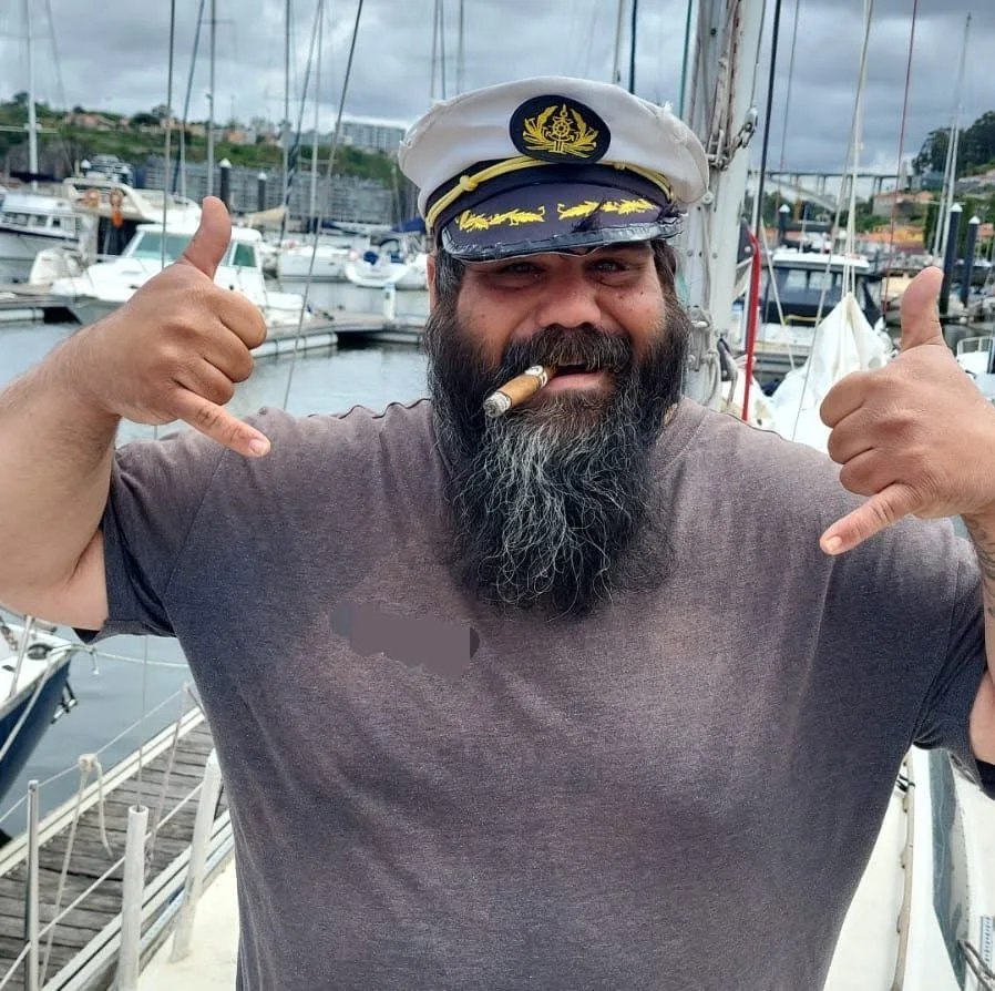 Stefan im Hafen vor der Kollision
